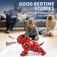 Global Funhood Ferngesteuerter Roboterhund Bulldogge Spielzeug mit Touch-Funktion Berührungssteuerung RC-Hund Roboter-Spielzeug für Kinder Mini-Haustier-Hund