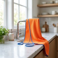 Serviette en microfibre écologique sans peluches à séchage rapide, effet nacré, 30x30cm, avec boucle de suspension, facile à nettoyer pour le dépoussiérage de la maison et de la cuisine