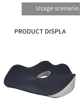 Coussin de siège de chaise de bureau Jiyimei YM-C314 en mousse à mémoire de forme tissée, respirant, multifonctionnel, écologique, amovible et lavable
