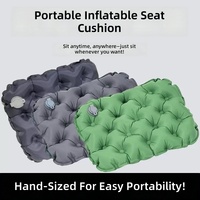 Coussin de siège gonflable léger et portable, imperméable, pour chaise de camping, tapis pour toutes les saisons, activités de plein air, voyages, randonnée