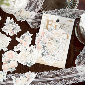 20 pezzi adesivi All <span class=keywords><strong>over</strong></span> the Mountain Series Ins Flower Hand Account adesivi decorazione materiale fai da te 6 modelli - Product Image 3