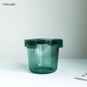 أدوات مائدة زجاجية مخصصة وعاء زجاجي من البورسليكات أواني زجاجية ملونة أواني مطبخ تدعم فرن الميكروويف حساء زجاجي - Product Image 6