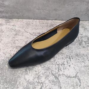 Zapatos Planos de Piel de Cordero 100% para Mujer, Mocasines para Después de la Fiesta, Zapatos para Caminar y Comprar, Personalización de Logotipo, Tallas Grandes de Fábrica - Product Image 3