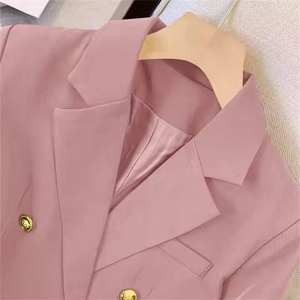 Conjunto de Traje de Mujer de Alta Gama, Estilo Otoño 2025, Nuevo, Elegante, Corte Regular, Blazer Entallado, Formal y Transpirable - Product Image 3