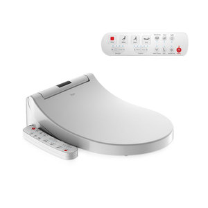 Siège de bidet intelligent électrique haut de gamme avec éclairage LED, télécommande et sécheur - Product Image 1