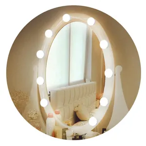 tự làm bóng đèn chiếu sáng Suppliers-10 Bóng Đèn DIY Hollywood LED Có Thể Điều Chỉnh Độ Sáng Phòng Tắm Trang Điểm Bóng Đèn Gương Vanity