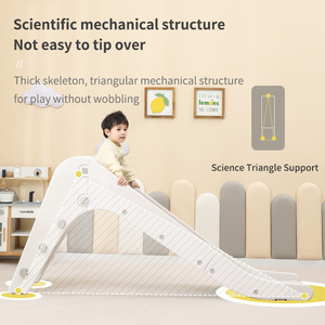 Phong Cách Đơn Giản Trẻ Em Khu Vực Thiết Bị Gia Đình Trong Nhà Sân Chơi Trượt Chất Lượng Cao Toddler Nhựa Trượt - Product Image 6