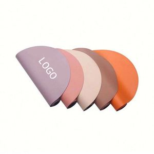 Tapete de Yoga Personalizado con Logotipo, Arqueado, de 5 mm de Grosor, Ovalado, Antideslizante, de PU, para Pilates y Relajación - Product Image 1