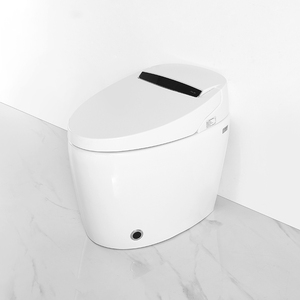 Fully Automatic Smart Toilet Seat with Remote <strong>Control</strong> Heating Flip Cleaning Drying Elongated Bowl Shape Integrated S-Trap - Product Image 5
