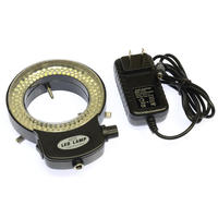 Ensemble de caméra de microscope vidéo numérique USB compatible HD-MI 14MP grand support de flèche support universel 180X lentille C-MOUNT 144 lumière LED