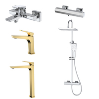Robinet de salle de bain en laiton polyvalent de haute qualité mitigeur ensemble de douche robinet de baignoire
