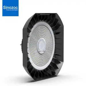 Sinozoc Factory Warehouse Industrial Lighting 180lm/w 100W 150W 200W UFO LED High Bay Light Manufacturers