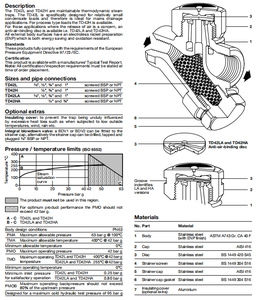 TF <span class=keywords><strong>spirax</strong></span> <span class=keywords><strong>sarco</strong></span> tthermodynamic Bẫy hơi giả mạo van thép với BSP chủ đề 150lb - Product Image 6