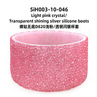 Nouvelle base en silicone avec strass pour gobelets de 12 à 24 oz, protection antidérapante scintillante pour le fond des tasses