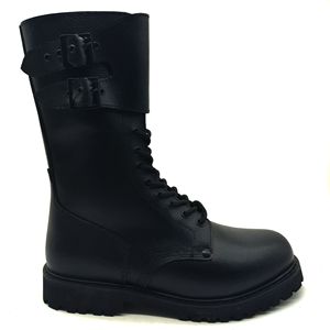 Bottes de travail montantes pour hommes en cuir pleine fleur, à lacets, avec embout et semelle anti-perforation en acier, anti-choc et anti-perforation - Product Image 2