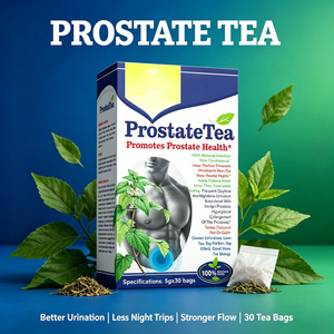 Tè per la Prostata per Uomini, Miscela Naturale di Erbe per Supportare la <span class=keywords><strong>Salute</strong></span> della Prostata e Ridurre le Urinazioni Notturne, Disponibile con Etichetta Privata - Product Image 1