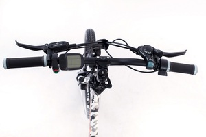Bicicleta de montaña eléctrica de fibra de carbono de 20 pulgadas de almacén de la UE, bicicleta eléctrica plegable con suspensión completa, neumático grueso de litio de 250W, diseño italiano - Product Image 5