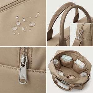 <span class=keywords><strong>Sac</strong></span> à <span class=keywords><strong>langer</strong></span> unisexe léger, imperméable et élégant en nylon avec plusieurs poches, fabriqué par un fabricant OEM, pour maman et <span class=keywords><strong>papa</strong></span>, idéal pour les voyages - Product Image 2