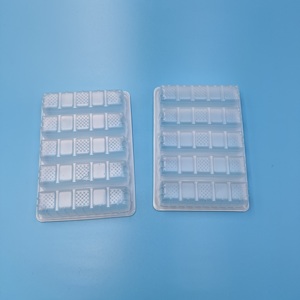 Barre pression à 5 cellules avec trou de suspension 5 cavités cire fondue à clapet recyclable jetable PPP & PET blister pour utilisation de bougie - Product Image 4
