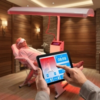 Panneau de luminothérapie rouge commercial pour tout le corps, 1500W, 1280 LED, 660nm, 810nm, machine de luminothérapie NIR pour la salle de sport, le spa, le salon