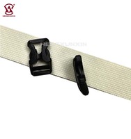 Fournisseur d'usine, boucle à dégagement latéral en plastique noir durable de 20 mm pour sacs et accessoires de casque