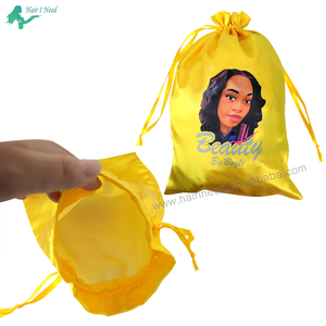 ถุงผ้าซาตินแบบมีเชือ<span class=keywords><strong>ก</strong></span>ผู<span class=keywords><strong>ก</strong></span>สำหรับเก็บผมต่อ ถุงใส่ผม<span class=keywords><strong>วิก</strong></span> ถุงซาตินสำหรับมัดผม - Product Image 5