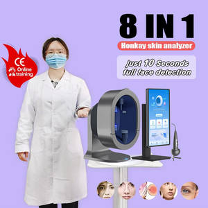 Güzellik salonu için taşınabilir cilt analiz makinesi Ai algılama yüz tarayıcı ev kullanımı dermatoloji ekipmanları 24 yüz algılama - Product Image 6