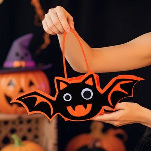 Nueva Bolsa de Fieltro para Dulces de Halloween para Niños, Diseño de Calabaza y Fantasma, Bolsa de Dulces para Niños, Decoración para Fiestas de Truco o Trato, Bolsa de Caramelos de Fieltro - Product Image 5