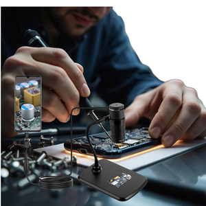 HD1080P 8 Led kính hiển vi kỹ thuật số 2MP USB Wifi cho PCB sửa chữa điện thoại di động kiểm tra - Product Image 1