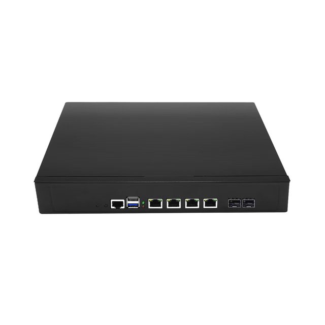 N100 4 Lans Pfsense Router Pc N100 Desktop Firewall Mini Pc 4 Ethernet POE OPNSense FreeBSD Firewall PC