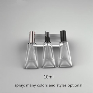 Flacone Portatile <span class=keywords><strong>in</strong></span> Vetro da 10ml per Oli Essenziali con Erogatore a Pompa, Bottiglia Speciale a Forma <span class=keywords><strong>di</strong></span> Tubo per Viaggi, Vari Modelli - Product Image 4