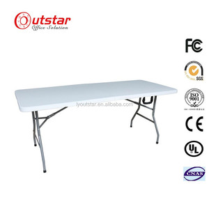 Latest Design Modern Hotel <b>Outdoor</b> Dining <b>Table</b> and Chair Set HPDE Top Portable Plastic Furniture for Sale - Product Image 3