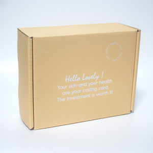 Biểu Tượng Tùy Chỉnh Sóng Giấy Vận Chuyển Hộp Mực Trắng Và Màu Đen In Ấn Cho Quần Áo Và Giày Dép Đóng Gói Hộp Loại Thư Mục - Product Image 3