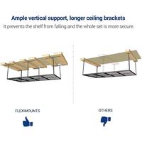 Étagère de plafond industrielle réglable en acier laminé à froid, anti-rouille, revêtement en poudre époxy, protection ESD, pour entrepôt domestique et palettes