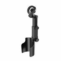 Support magnétique de téléphone pour voiture avec base réglable pour iPhone – Fixation mobile pour voiture