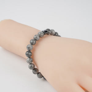 Cristal de lave naturel <span class=keywords><strong>ambre</strong></span> <span class=keywords><strong>énergie</strong></span> de guérison bracelets réglables bracelets <span class=keywords><strong>bijoux</strong></span> pour femmes hommes - Product Image 4