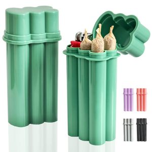 Étui personnalisable à 5 trous pour briquet portable avec logo, boîte de rangement en plastique étanche pour cigarettes et briquet - Product Image 3