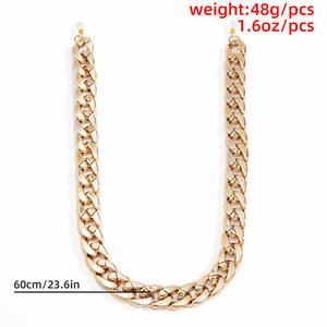 Nuova moda Hip Hop catena di <span class=keywords><strong>occhiali</strong></span> <span class=keywords><strong>da</strong></span> <span class=keywords><strong>vista</strong></span> alta catena di vetro oro argento esagerato catena di vetro oro <span class=keywords><strong>da</strong></span> <span class=keywords><strong>sole</strong></span> - Product Image 6