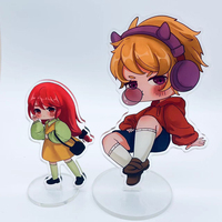 Support en acrylique personnalisé pour anime, vente en gros, écologique, haute transparence, fait main, décoration de bureau