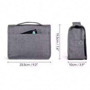 Échantillon gratuit - Trousse de toilette de voyage imperméable unisexe - Organisateur de maquillage - Product Image 2