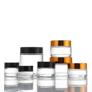 Factory Price Various Specifications Premium Frosted Glass Cosmetic Jar