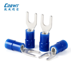 <span class=keywords><strong>Svn</strong></span> Nylon Geïsoleerde Crimp Terminal Spade AWG16-14 M3 M8 Vork Einde Lug 600V Ce Iso Gecertificeerd - Product Image 2