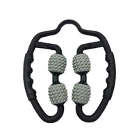 Rouleau de massage musculaire à 4 roues en forme de U, point de déclenchement, 360 voies, rouleau relaxant pour le cou et les bras