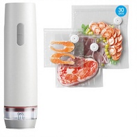 Mini Scelleuse Sous Vide Portable Rechargeable, Machine de Conservation des Aliments Automatique, Électrique, Silencieuse, pour Usage Domestique