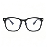Lunettes Anti-Lumière Bleue Carrées Multicolores Monture Complète PC Diamant Homme Femme Verres Transparents Mode Ordinateur Vente en Gros