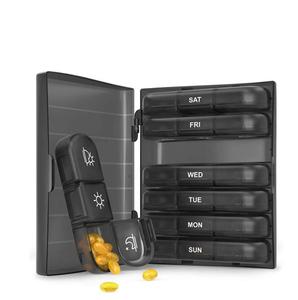 Nhựa xách tay 21 ngăn hàng tuần <span class=keywords><strong>Pill</strong></span> Box Organizer 3 lần một ngày tùy chỉnh 7 ngày du lịch vitamin thuốc <span class=keywords><strong>Pill</strong></span> Box trường hợp - Product Image 4