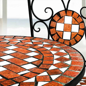 Mobilier rond <span class=keywords><strong>en</strong></span> métal, balcon, cour, bistrot, <span class=keywords><strong>jardin</strong></span>, café, Restaurants, Camping, meubles pliants, Tables <span class=keywords><strong>et</strong></span> chaises - Product Image 5