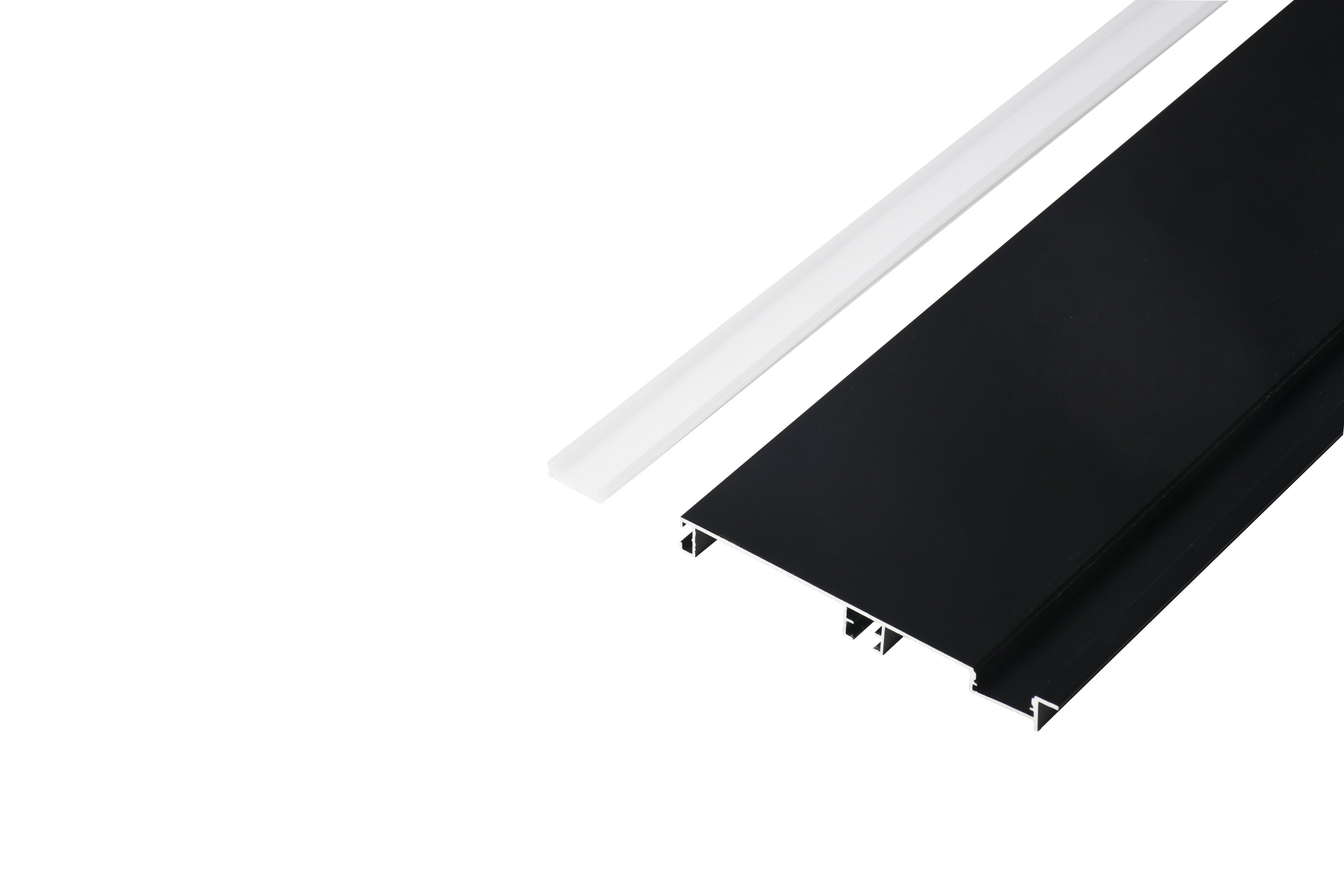 10010 New Design Wide Black Color Led Skirting Aluminum Profile For Indoor Wall Decoration · image 4