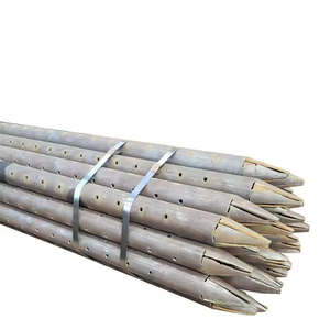 Tuyau de scellement <span class=keywords><strong>en</strong></span> acier revêtu à pointe conique pour soutien de talus et génie civil, anti-corrosion, vente <span class=keywords><strong>en</strong></span> gros, fabricant - Product Image 3