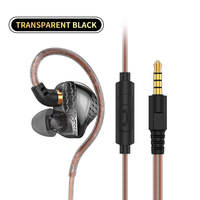 Écouteurs filaires HiFi 3,5 mm à double dynamique avec basses profondes pour la musique stéréo, le sport et la course à pied